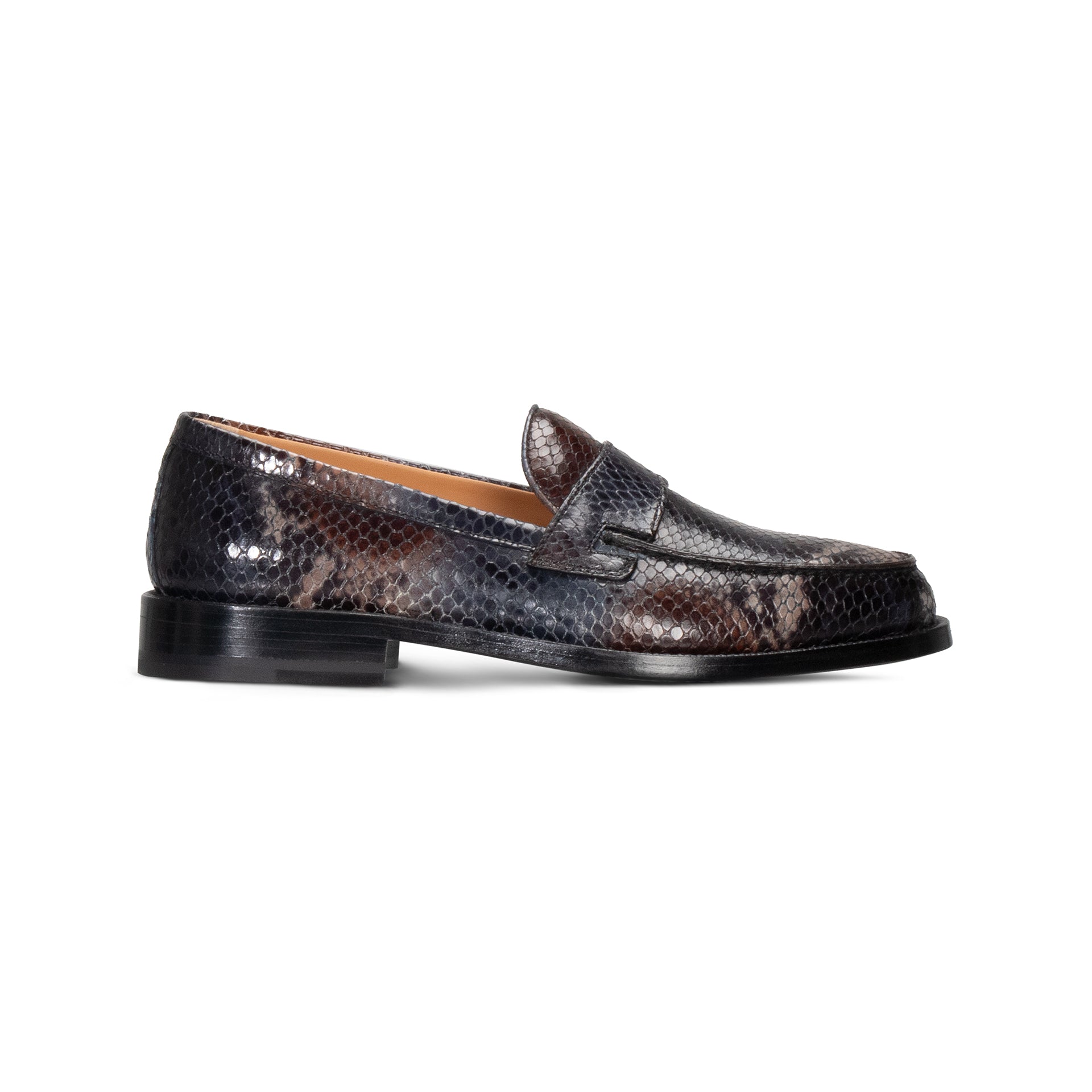 FOR HER - Bicolor leather loafer – Moreschi