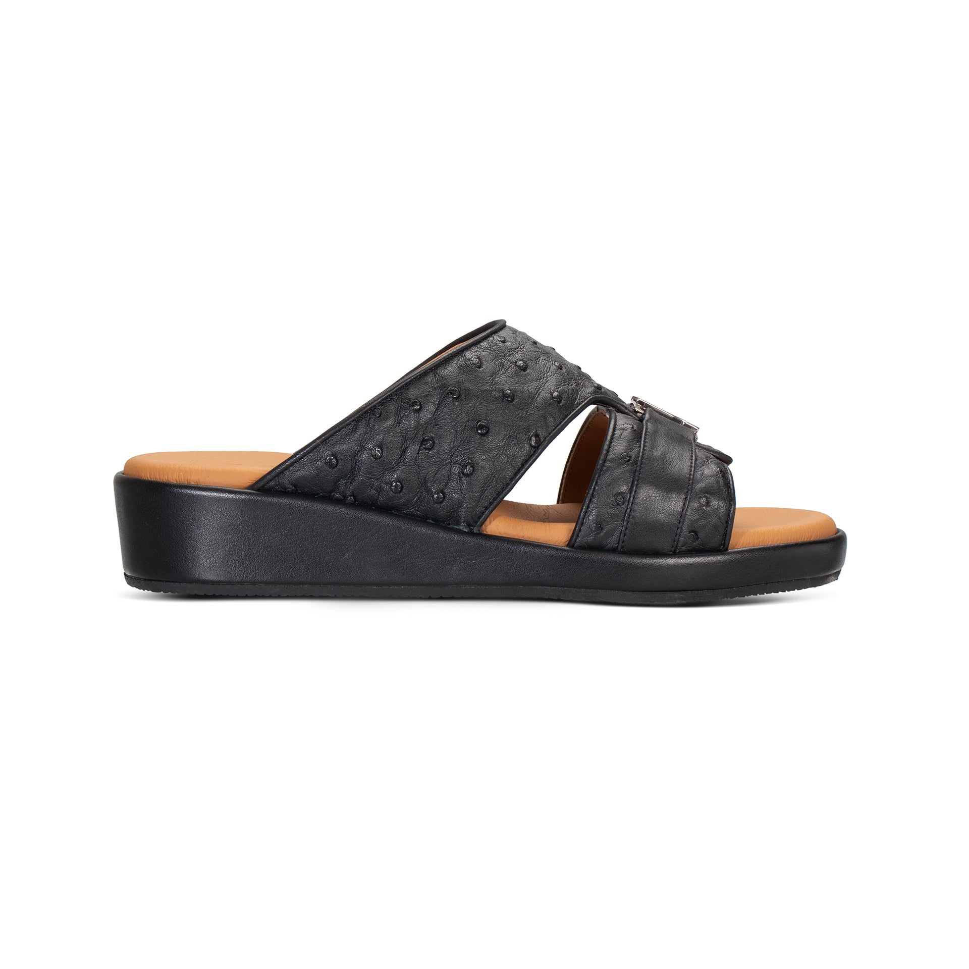 Black leather Sandal – Moreschi